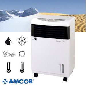 iBood - Amcor AC706AM Evaporatieve 2-in-1 Air Cooler en Heater iBood - Amcor AC706AM Evaporatieve 2-in-1 Air Cooler en Heater