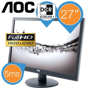 iBood - AOC Professional 68,6cm (27") Full-HD LED monitor iBood - AOC Professional 68,6cm (27") Full-HD LED monitor