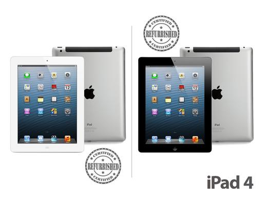 iBood - Apple iPad 4, 32GB, WiFi + Cellular - Refurb