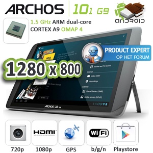 iBood - Archos 101 G9 8GB Turbo 10-inch tablet met Android 4.0 en 1.5 GHz OMAP4 multi-core processor iBood - Archos 101 G9 8GB Turbo 10-inch tablet met Android 4.0 en 1.5 GHz OMAP4 multi-core processor