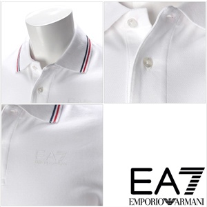 iBood - Armani EA7 Heren Polo Wit XXL