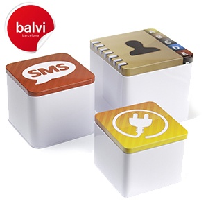 iBood - Balvi iBOX set van 3 voorraaddoosjes iBood - Balvi iBOX set van 3 voorraaddoosjes