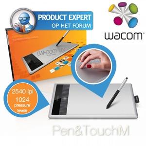 iBood - Bamboo Fun M Pen & Touch v3 designtablet - het perfecte hulpmiddel voor je creativiteit! iBood - Bamboo Fun M Pen & Touch v3 designtablet - het perfecte hulpmiddel voor je creativiteit!