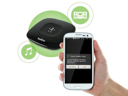 iBood - Belkin HD Bluetooth-muziekontvanger met NFC ondersteuning iBood - Belkin HD Bluetooth-muziekontvanger met NFC ondersteuning