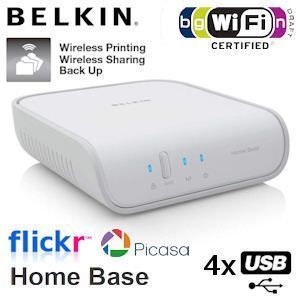 iBood - Belkin Home Base Draadloze Netwerk USB Hub – Deel Alle USB Apparaten in je Netwerk iBood - Belkin Home Base Draadloze Netwerk USB Hub – Deel Alle USB Apparaten in je Netwerk
