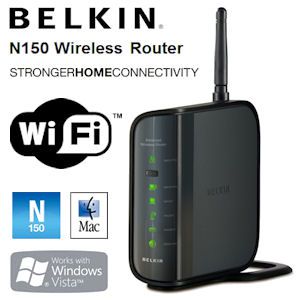 iBood - Belkin N150 Geavanceerde Draadloze Router met levenslange garantie iBood - Belkin N150 Geavanceerde Draadloze Router met levenslange garantie