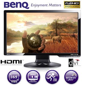 iBood - BenQ 23-inch 2ms GTG HDMI 1.3 Full HD Monitor iBood - BenQ 23-inch 2ms GTG HDMI 1.3 Full HD Monitor