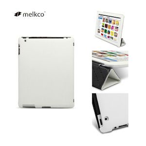 iBood - Bescherm jouw Apple iPad 2 in de wit leren Melkco Smart Cover iBood - Bescherm jouw Apple iPad 2 in de wit leren Melkco Smart Cover