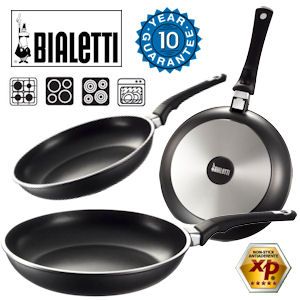 iBood - Bialetti Alluminia Fusion 3-delige Koekenpannen Set iBood - Bialetti Alluminia Fusion 3-delige Koekenpannen Set
