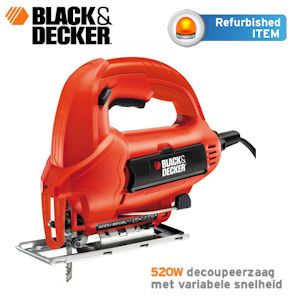 iBood - Black & Decker KS800E - 520W Decoupeerzaag met variabele snelheid (refurbished) iBood - Black & Decker KS800E - 520W Decoupeerzaag met variabele snelheid (refurbished)