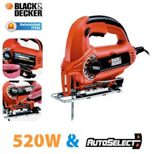 iBood - Black & Decker KS800sq-qs - 520W Decoupeerzaag met AUTO-SELECT instelling (refurbished)