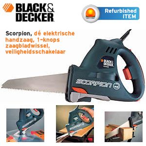 iBood - Black & Decker KS890E - Scorpion, dé elektrische handzaag, 1-knops zaagbladwissel en veiligheidsschakelaar (Refubished) iBood - Black & Decker KS890E - Scorpion, dé elektrische handzaag, 1-knops zaagbladwissel en veiligheidsschakelaar (Refubished)