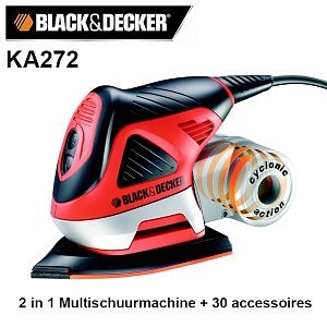 iBood - Black en Decker 2 in 1 Multischuurmachine + 30 accessoires (recirtified) iBood - Black en Decker 2 in 1 Multischuurmachine + 30 accessoires (recirtified)