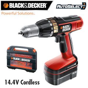 iBood - Black en Decker AutoSelect Accuboormachine 14.4V met 35 delige accessoireset iBood - Black en Decker AutoSelect Accuboormachine 14.4V met 35 delige accessoireset