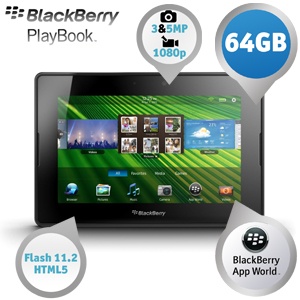 iBood - BlackBerry PlayBook 64 GB 7-inch tablet met dual camera's met Full HD-resolutie iBood - BlackBerry PlayBook 64 GB 7-inch tablet met dual camera's met Full HD-resolutie