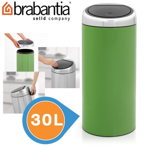 iBood - Brabantia Touch Bin 30 Liter - Apple Green iBood - Brabantia Touch Bin 30 Liter - Apple Green