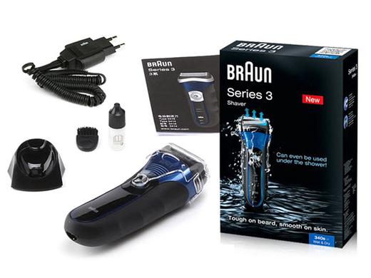 iBood - Braun 340s Wet & Dry Scheerapparaat iBood - Braun 340s Wet & Dry Scheerapparaat