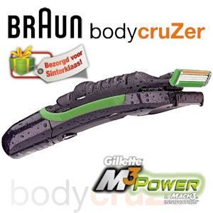 iBood - Braun Bodycruzer B30 Elektrische Precisietrimmer en Gillette Scheermes iBood - Braun Bodycruzer B30 Elektrische Precisietrimmer en Gillette Scheermes
