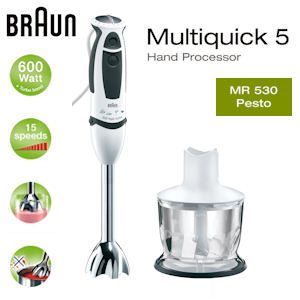 iBood - Braun Multiquick Multifunctionele Staafmixer met Opzetstukken