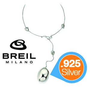 iBood - Breil Milano Zilveren ketting – Natuurlijke eenvoud tot kunst verheven