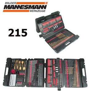 iBood - Bruder Mannesmann 215 delige XXL Boren- en Bitset iBood - Bruder Mannesmann 215 delige XXL Boren- en Bitset
