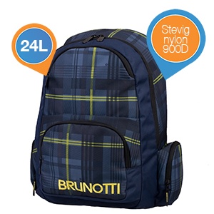 iBood - Brunotti Backpack Functional - Lined Check Ombre iBood - Brunotti Backpack Functional - Lined Check Ombre