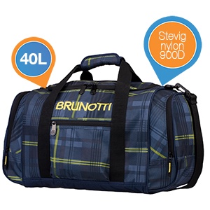 iBood - Brunotti Sporttas / Weekendtas - Lined Check Ombre