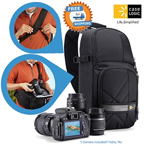iBood - CaseLogic DSLR Camera backpack