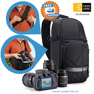 iBood - CaseLogic DSLR Camera backpack iBood - CaseLogic DSLR Camera backpack