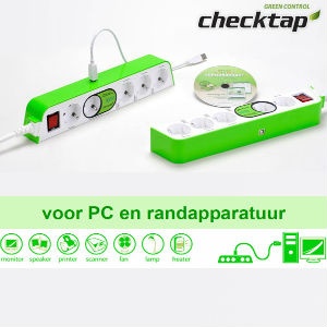 iBood - CheckTap Energiezuinige Stekkerdoos iBood - CheckTap Energiezuinige Stekkerdoos