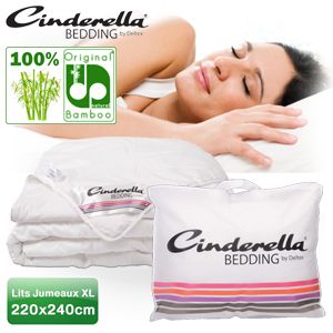 iBood - Cinderella Cool Breeze Bamboo zomerdekbed Lits-Jumeaux XL 240 x 220 cm