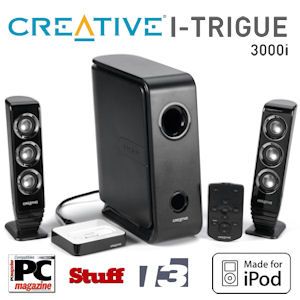 iBood - Creative I-Trigue 3000i 2.1 Speakersysteem met Subwoofer en Docking Station iBood - Creative I-Trigue 3000i 2.1 Speakersysteem met Subwoofer en Docking Station