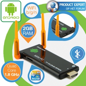 iBood - CX-919 II Quad Core Android HDMI TV Dongle with 2GB, WiFi and Bluetooth iBood - CX-919 II Quad Core Android HDMI TV Dongle with 2GB, WiFi and Bluetooth