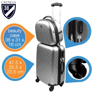 iBood - Daniel Crémieux Miami Beach Trolleyset - trolleycase en beautycase in één! iBood - Daniel Crémieux Miami Beach Trolleyset - trolleycase en beautycase in één!