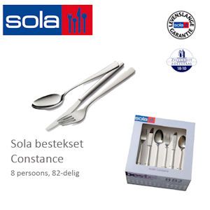 iBood - De 82-delige Constance bestekset van Sola is een uitkomst voor elke starter iBood - De 82-delige Constance bestekset van Sola is een uitkomst voor elke starter