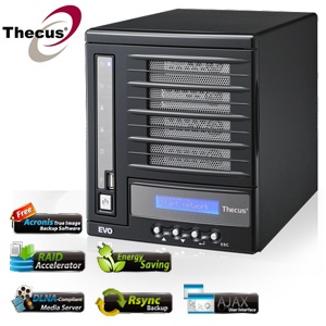 iBood - De Thecus N4100EVO NAS Server met ruimte voor 4 schijven iBood - De Thecus N4100EVO NAS Server met ruimte voor 4 schijven