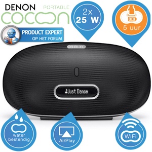 iBood - Denon Cocoon Portable - Apple Airplay, Android en Windows compatible iBood - Denon Cocoon Portable - Apple Airplay, Android en Windows compatible