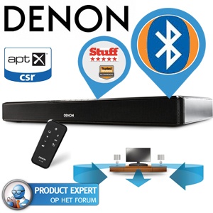 iBood - Denon DHT-T100 soundplate met Bluetooth en Nachtmodus iBood - Denon DHT-T100 soundplate met Bluetooth en Nachtmodus
