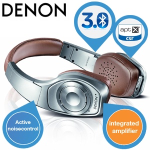 iBood - Denon draadloze, luxe hoofdtelefoon met actieve ruisonderdrukking en geïntegreerde versterker iBood - Denon draadloze, luxe hoofdtelefoon met actieve ruisonderdrukking en geïntegreerde versterker