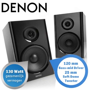 iBood - Denon SC-N7 Speaker System met hoogglans zwarte lak iBood - Denon SC-N7 Speaker System met hoogglans zwarte lak