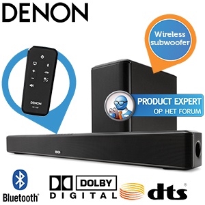 iBood - Denon Streaming Soundbar met Wireless Subwoofer iBood - Denon Streaming Soundbar met Wireless Subwoofer