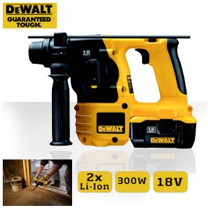 iBood - DeWALT 18 Volt Heavy Duty SDS-Plus accu combihamer DC213KL