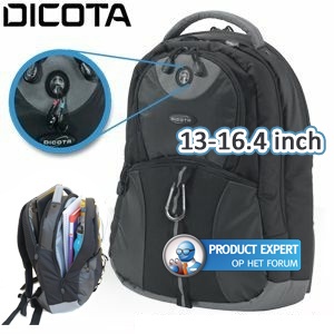 iBood - Dicota 13 - 16.4 inch laptop rugzak 'BacPac Mission' iBood - Dicota 13 - 16.4 inch laptop rugzak 'BacPac Mission'
