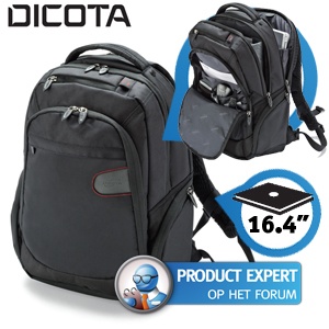 iBood - Dicota BacPac Challenge 15.4 - 16.4 ergonomische laptoprugzak met vele praktische vakken iBood - Dicota BacPac Challenge 15.4 - 16.4 ergonomische laptoprugzak met vele praktische vakken