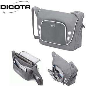 iBood - Dicota Take Control Grey 15,4 messenger bag iBood - Dicota Take Control Grey 15,4 messenger bag