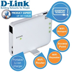 iBood - D-Link DIR506L Pocket Cloud Router: een charmant mobiel draadloos alleskunnertje! iBood - D-Link DIR506L Pocket Cloud Router: een charmant mobiel draadloos alleskunnertje!