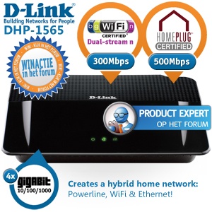 iBood - D-Link Wireless N Powerline Gigabit Router: één van de meest flexibele draadloze routers iBood - D-Link Wireless N Powerline Gigabit Router: één van de meest flexibele draadloze routers