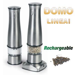 iBood - DOMO Oplaadbare Design Peper en Zout Molens iBood - DOMO Oplaadbare Design Peper en Zout Molens