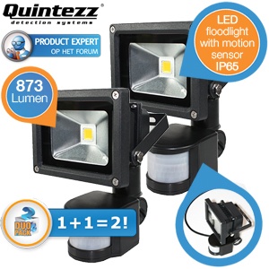 iBood - Duo pack Quintezz floodlights met bewegingssensoren – verlicht in één klap een groot terrein iBood - Duo pack Quintezz floodlights met bewegingssensoren – verlicht in één klap een groot terrein