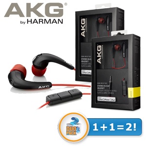 iBood - Duopack AKG in-ears voor een vriendenprijsje! iBood - Duopack AKG in-ears voor een vriendenprijsje!